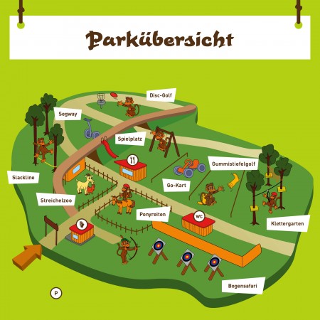 Parkübersicht Erlebnispark Gänserndorf