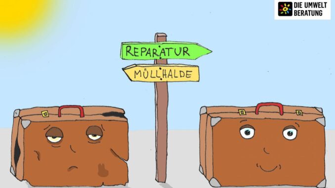 Koffer kaputt? Das Reparaturnetzwerk macht’s wieder gut!