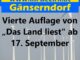 Vierte Auflage von „Das Land liest" ab 17. September
