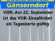VOR: Am 22. September ist das VOR-Einzelticket als Tageskarte gültig