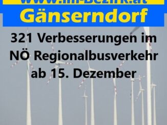 321 Verbesserungen im NÖ Regionalbusverkehr ab 15. Dezember