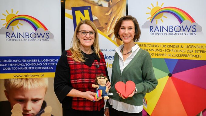 RAINBOWS NÖ unterstützt Kinder und Jugendliche nach Elterntrennung und Tod nahestehender Menschen