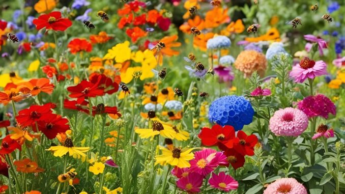 Blühende Vielfalt für Bienen: So gestalten Sie Ihren Garten bienenfreundlich