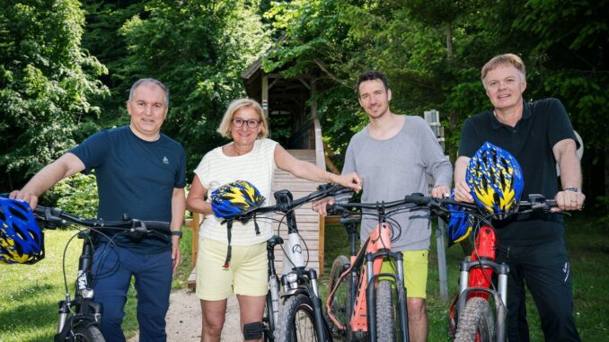 LH Mikl-Leitner und NÖ Radbotschafter Felix Neureuther: „Radurlaub in Niederösterreich“
