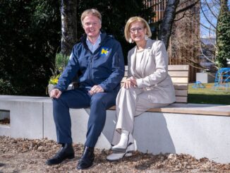 Michael Duscher, Geschäftsführer der Niederösterreich Werbung, und Landeshauptfrau Johanna Mikl-Leitner unterwegs in Niederösterreich.© NLK Filzwieser