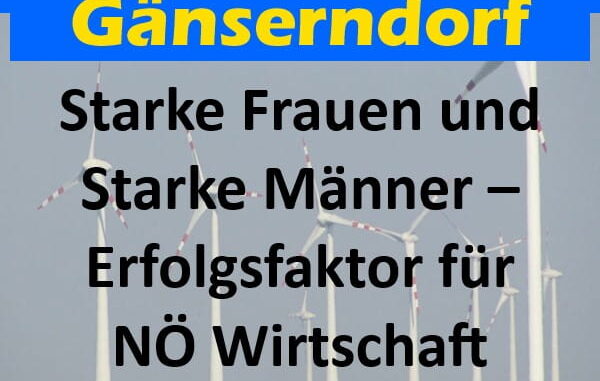 Starke Frauen und Starke Männer – Erfolgsfaktor für NÖ Wirtschaft