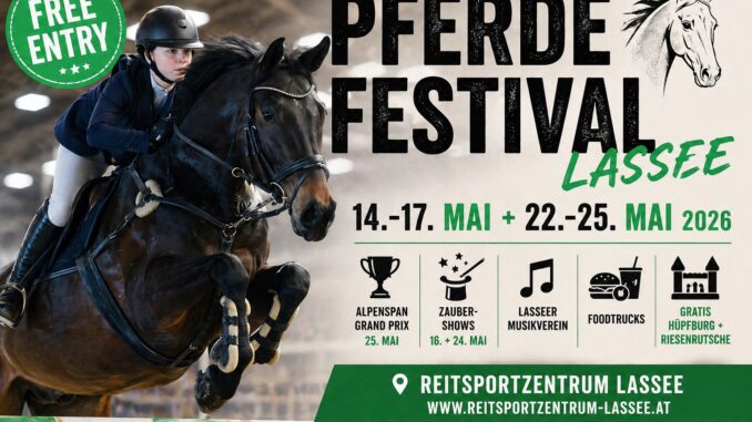 Pferdefestival Lassee 2026: Action, Shows & Spaß für die ganze Familie